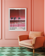 Hiroshi Nagai Crimson Coast Poster