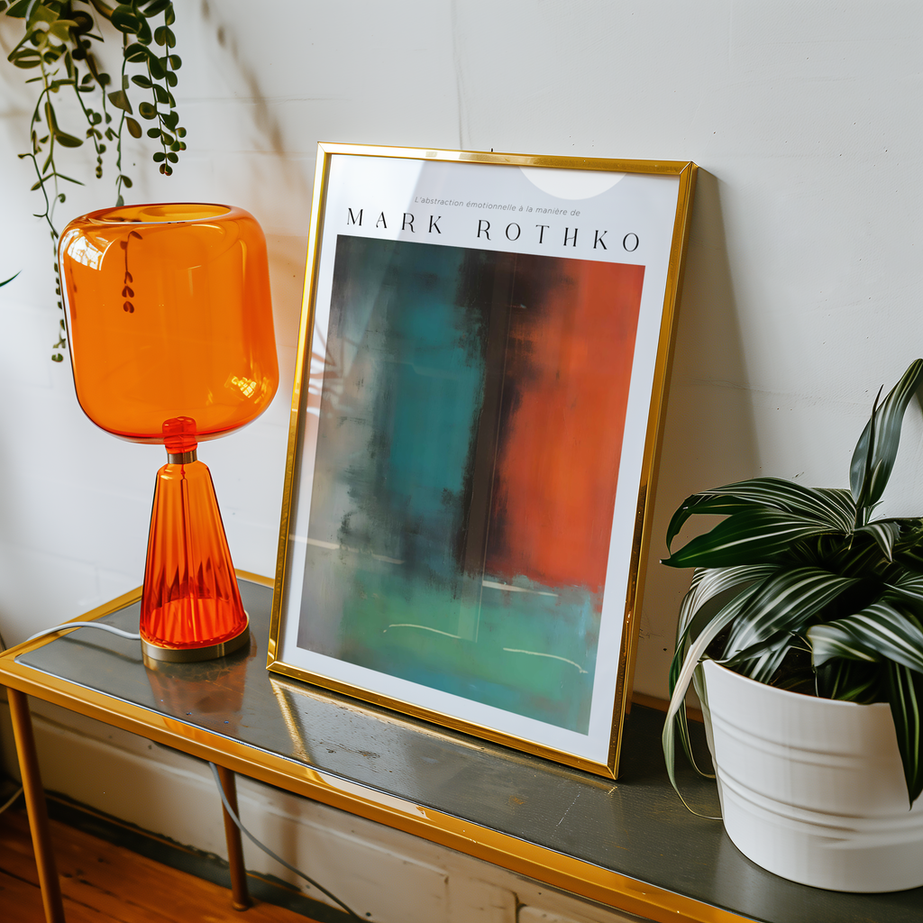 Deep Division Mark Rothko Poster – poster på vägg inredning