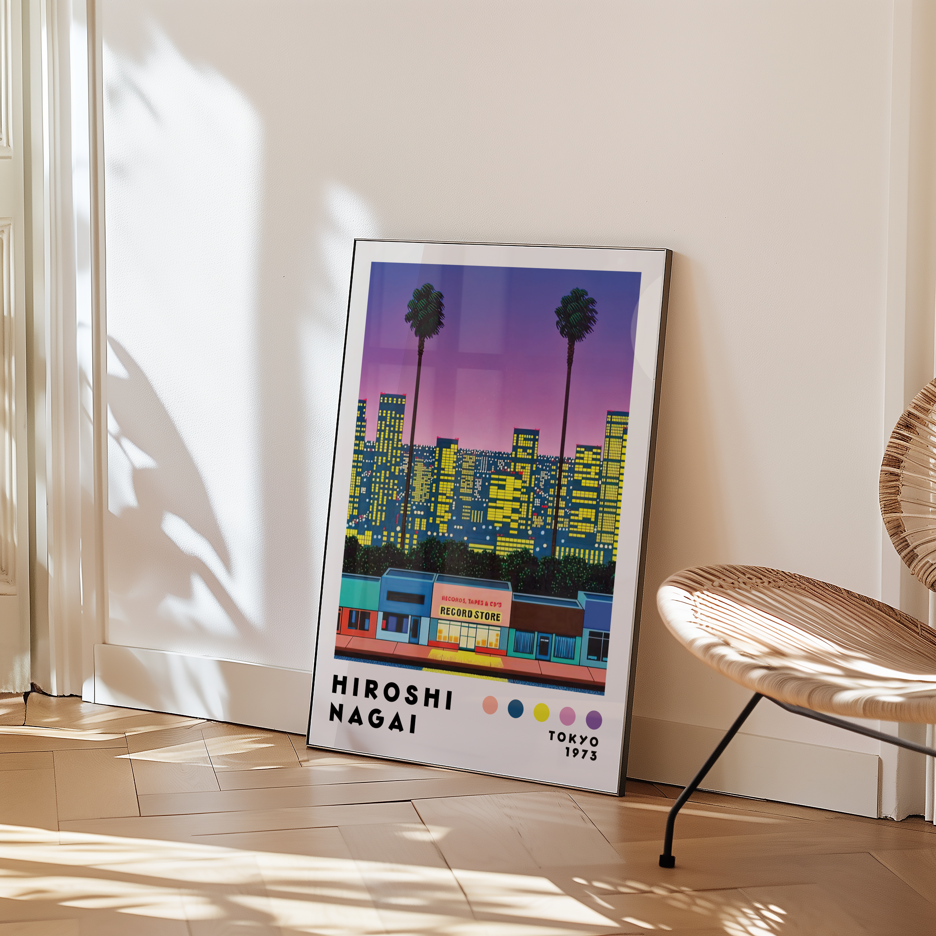 Hiroshi Nagai City Lights No.2 Poster