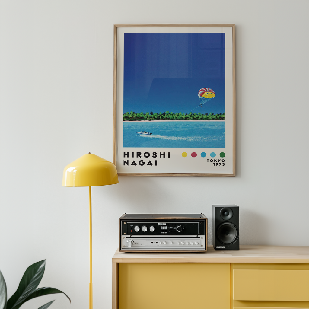 Hiroshi Nagai Island Parasail Poster