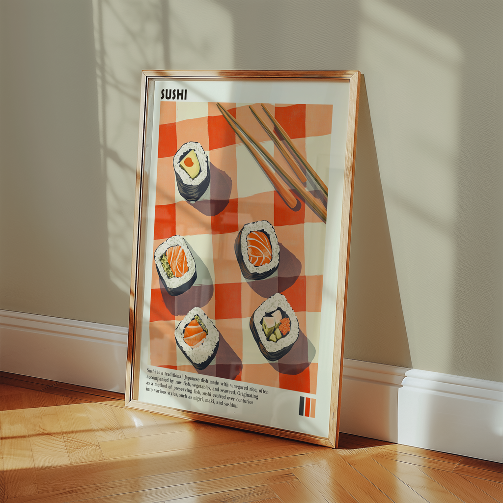 Quiet Picnic in Tokyo Poster – poster väggdekoration