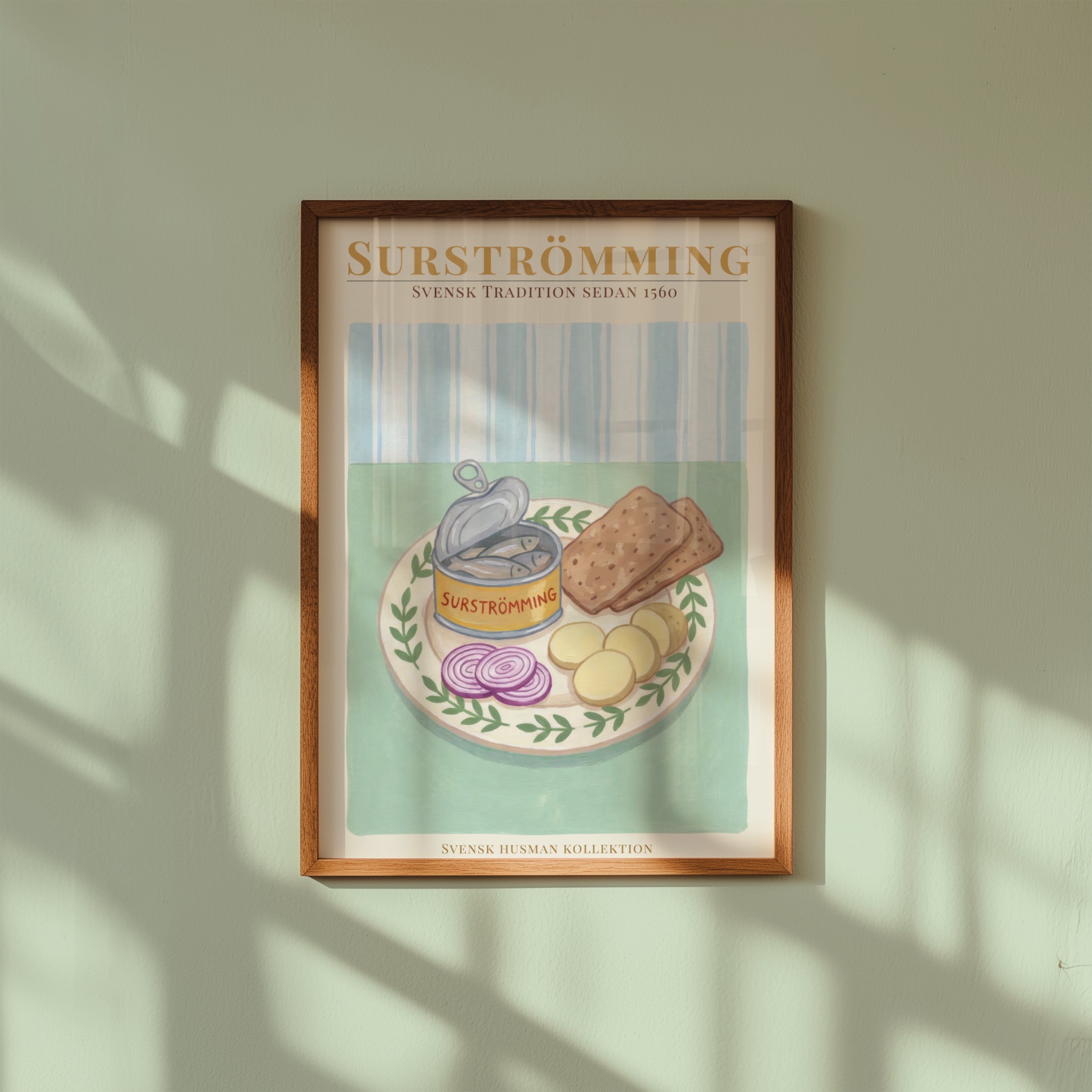 Surströmming Poster – poster väggdekoration inredning – Affischer hos Bozetto
