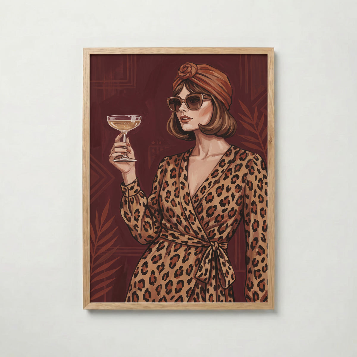 Leopard Dress Poster – ekram