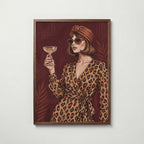 Leopard Dress Poster – valnötsram