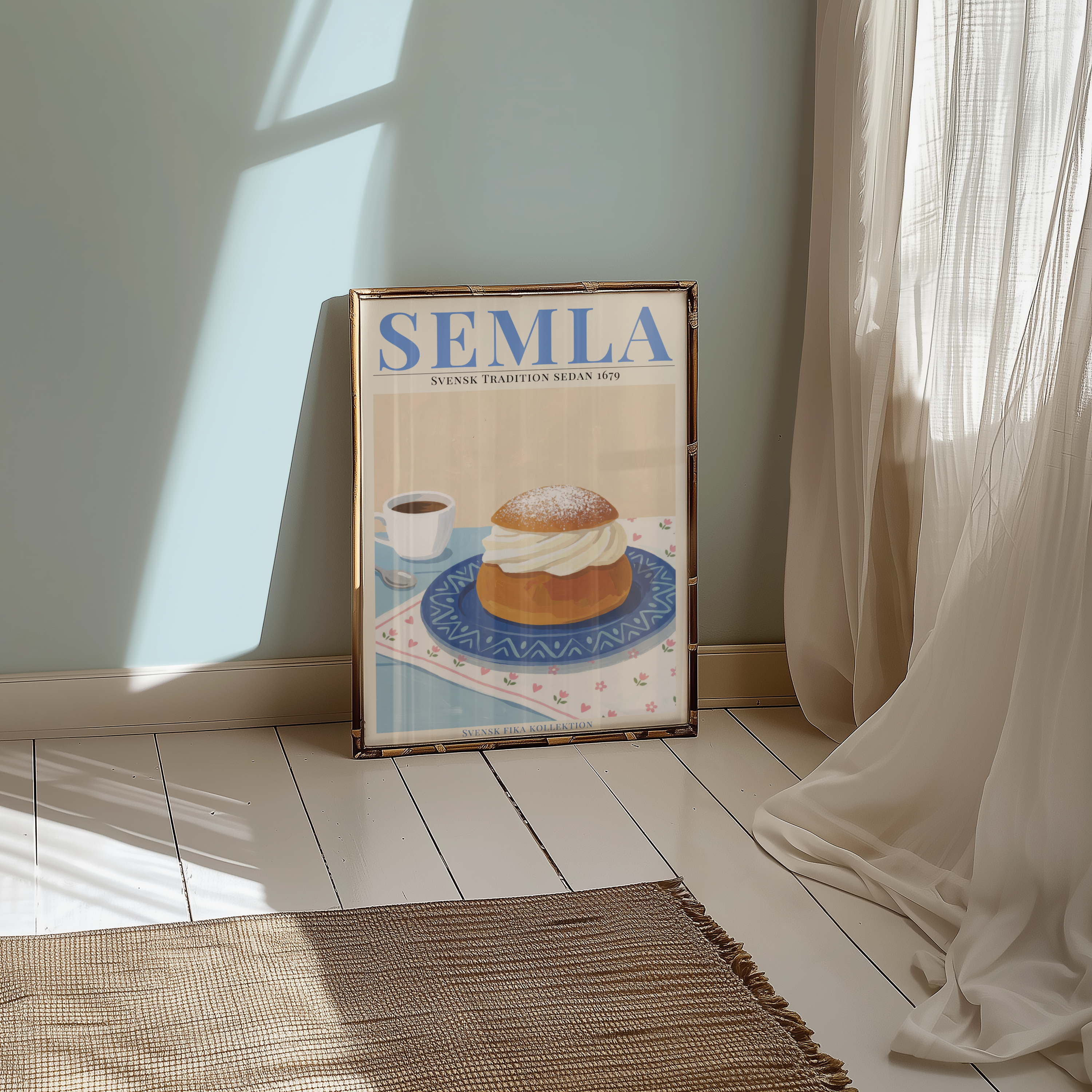 Semla Poster – poster på vägg inredning