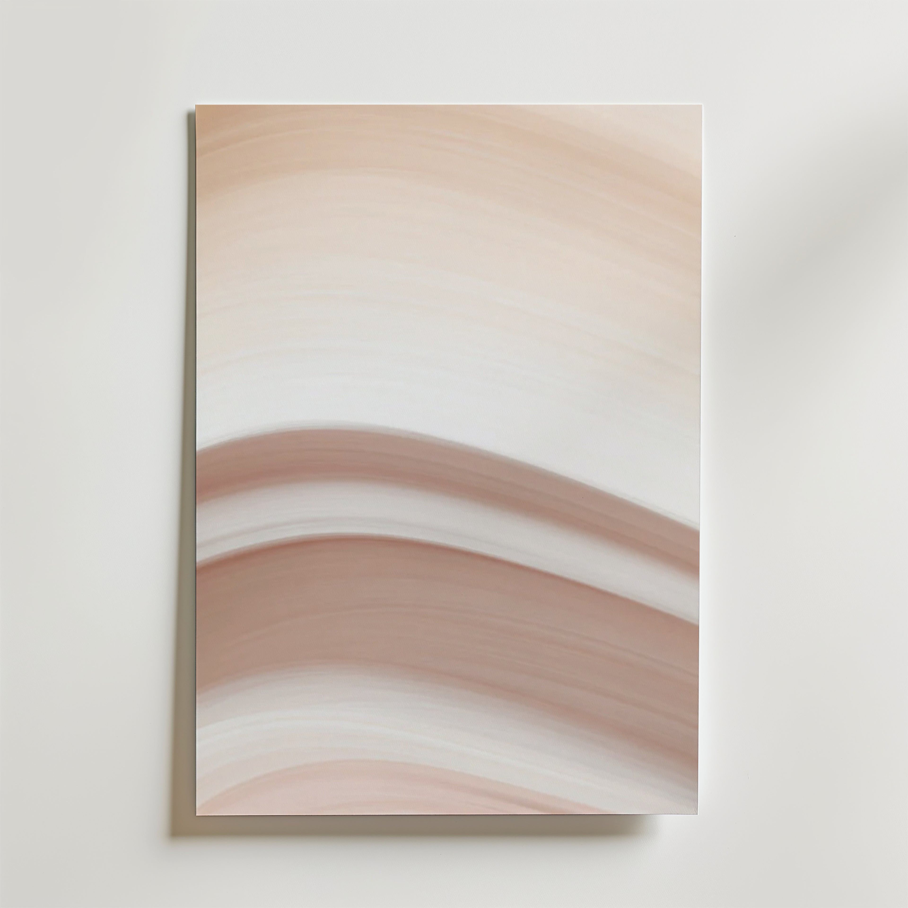 Abstract White Poster – Upplev en harmonisk fusion av eleganta färgskiftningar med vår Abstract White Poster .