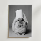 Bathroom Bunny Poster – produktbild