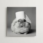 Bathroom Bunny Poster – i rum 1
