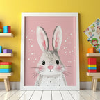 Pink Bunny Poster