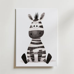 Cute Zebra Poster