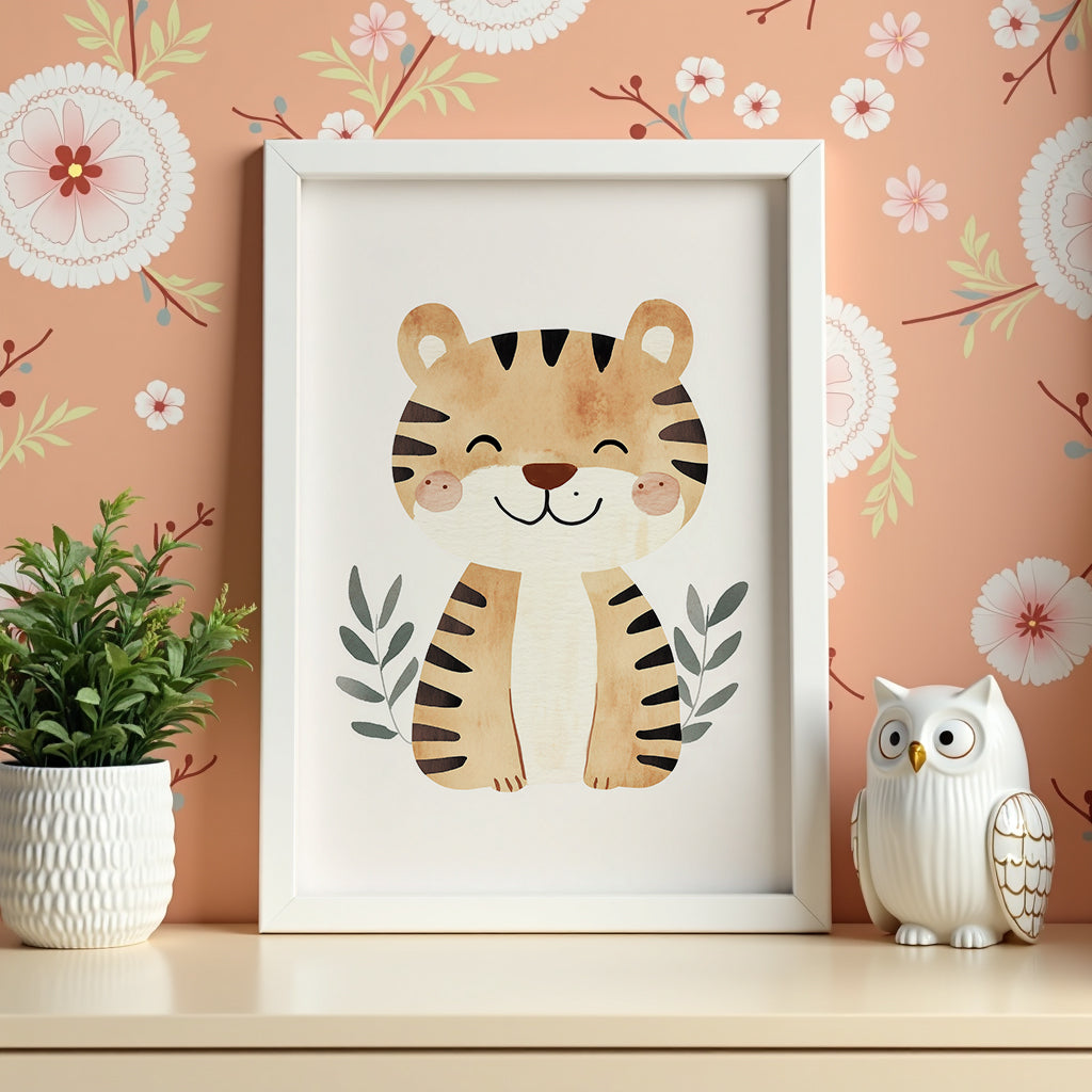 Happy Tiger Poster