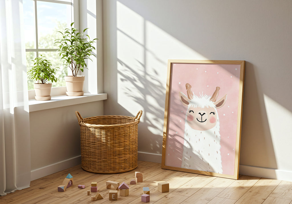 Happy Llama Poster