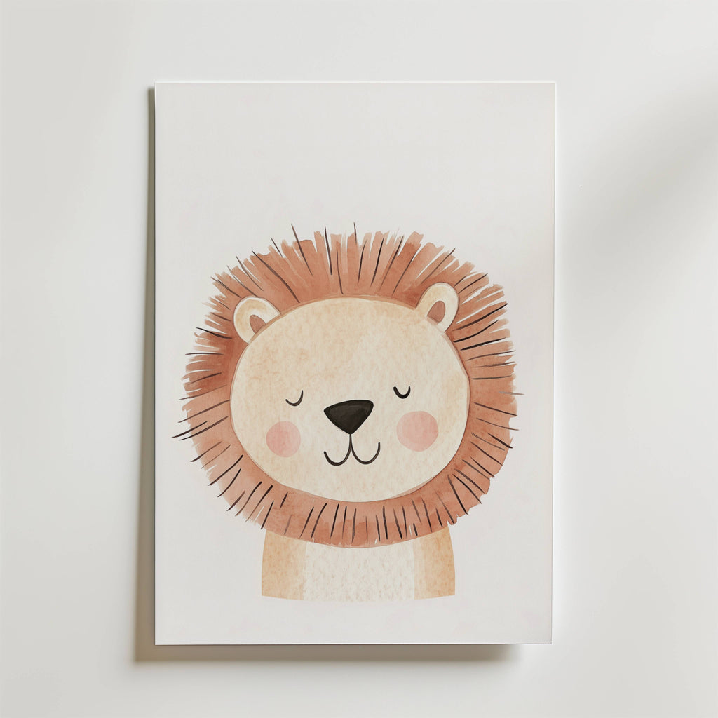 Sleepy Lion Poster