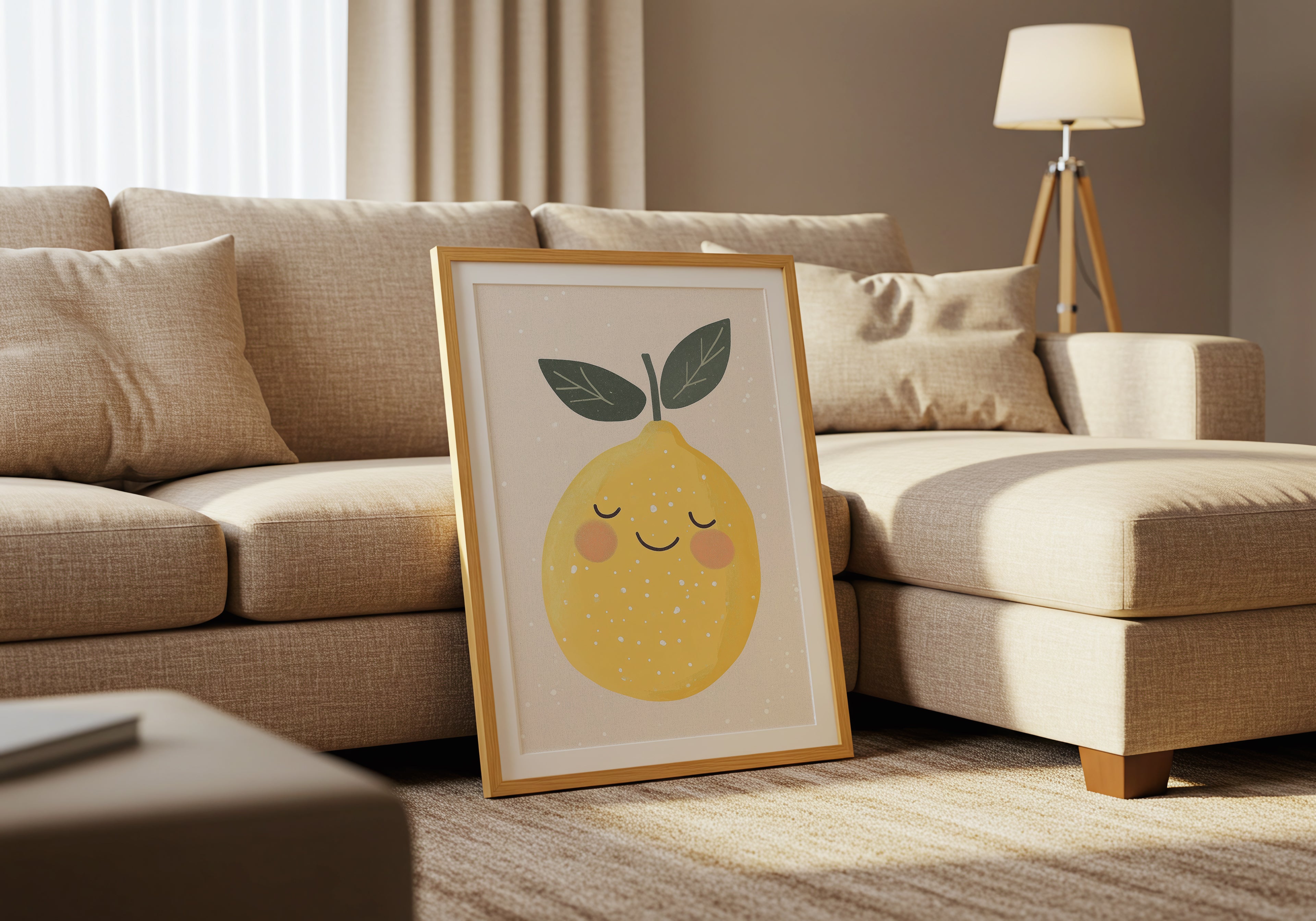 Sleepy Lemon Poster