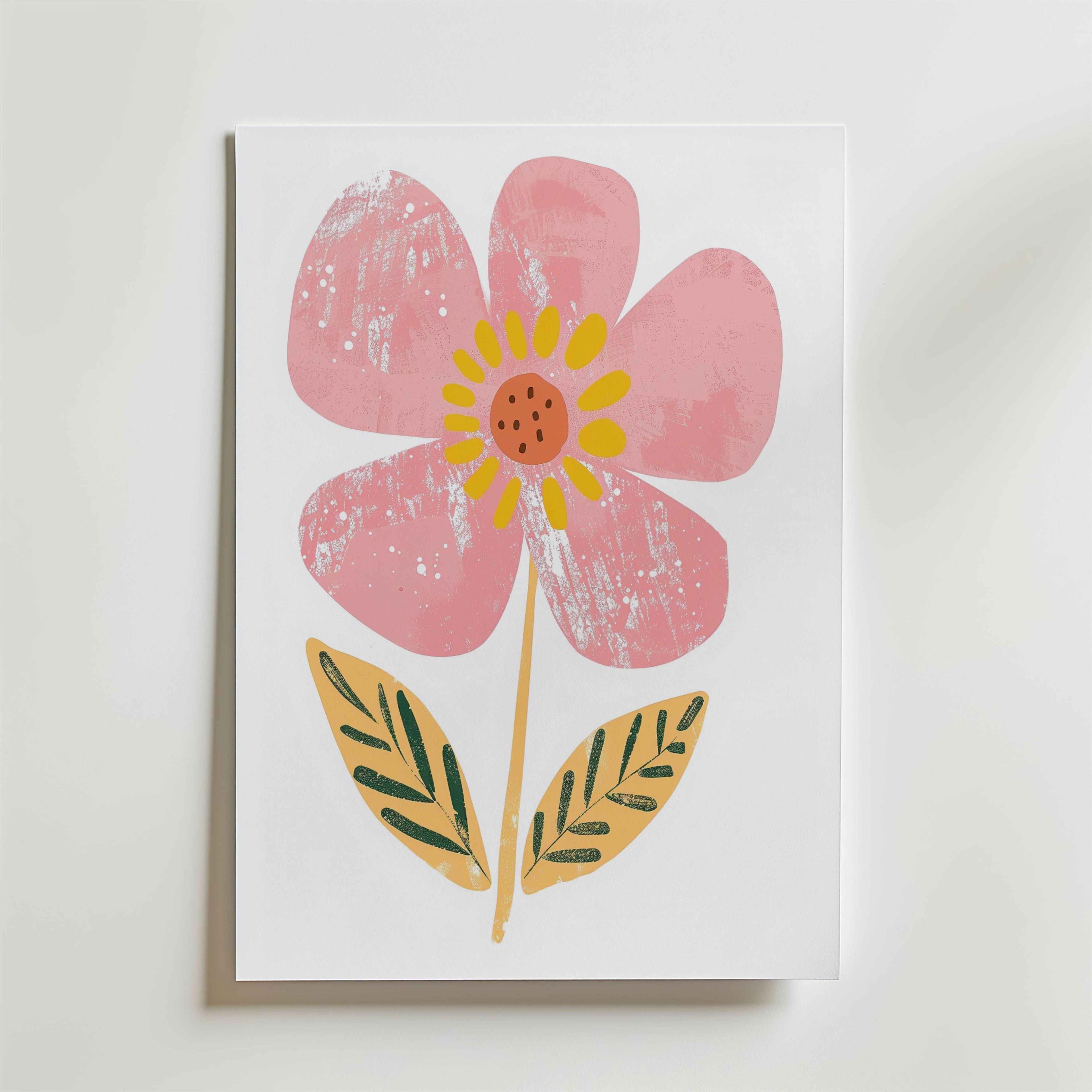 Pink Flower Poster