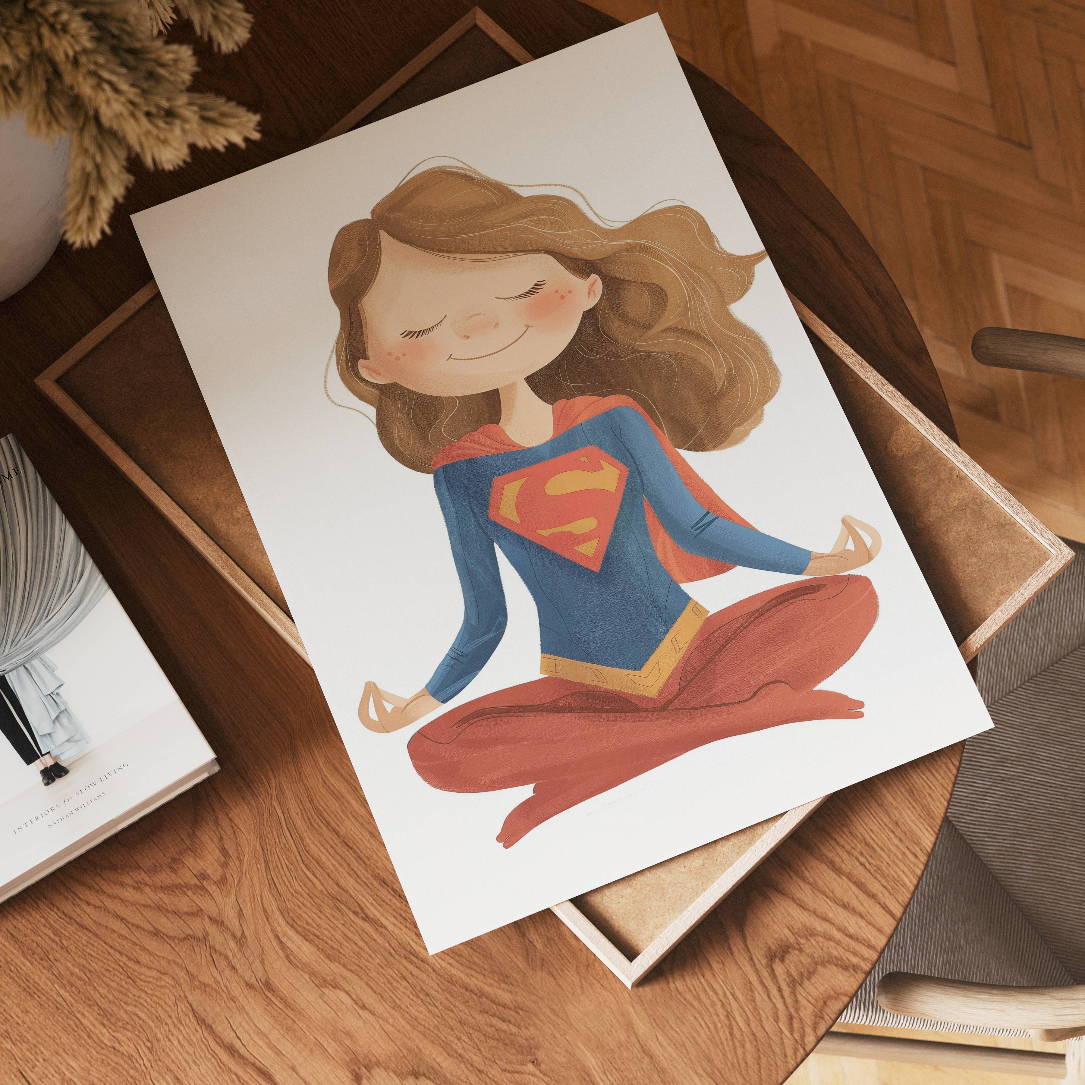 Supergirl Calm Poster