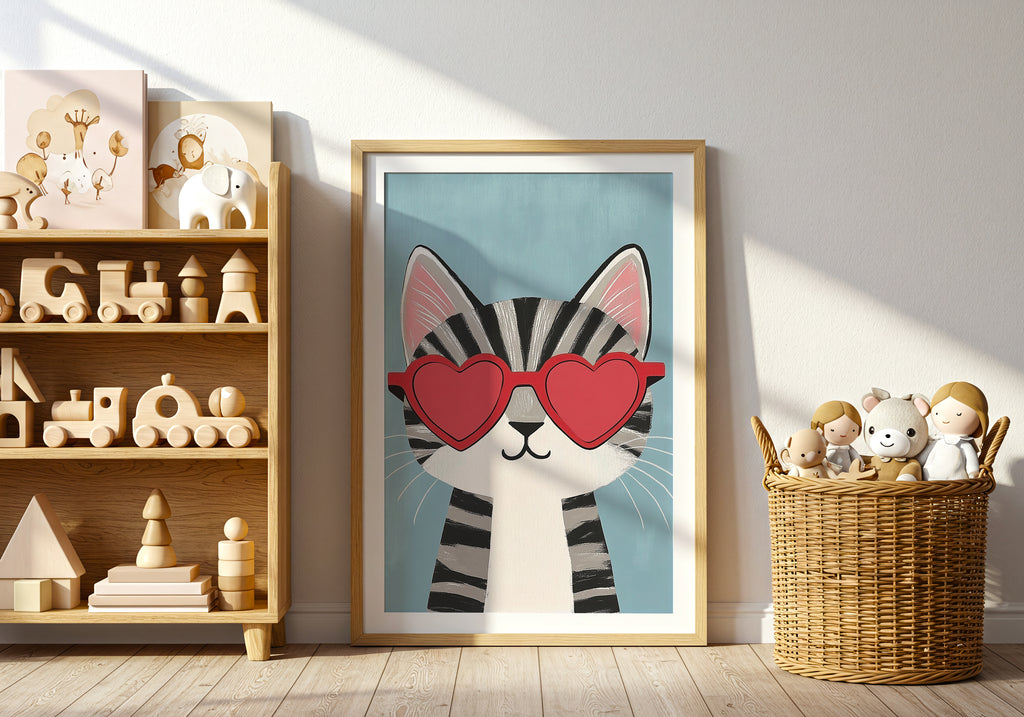 Cool Cat Love Poster