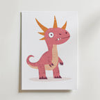 Pink Dino Poster