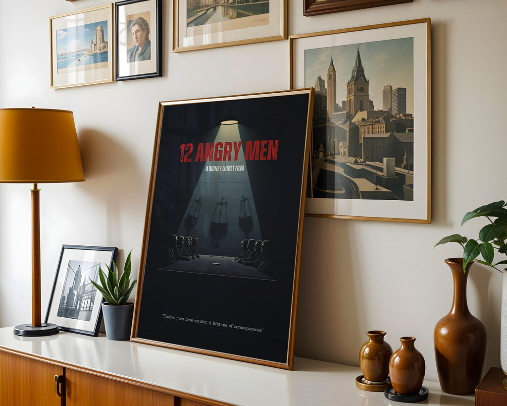 12 Angry Men Poster – poster väggdekoration inredning – Affischer hos Bozetto