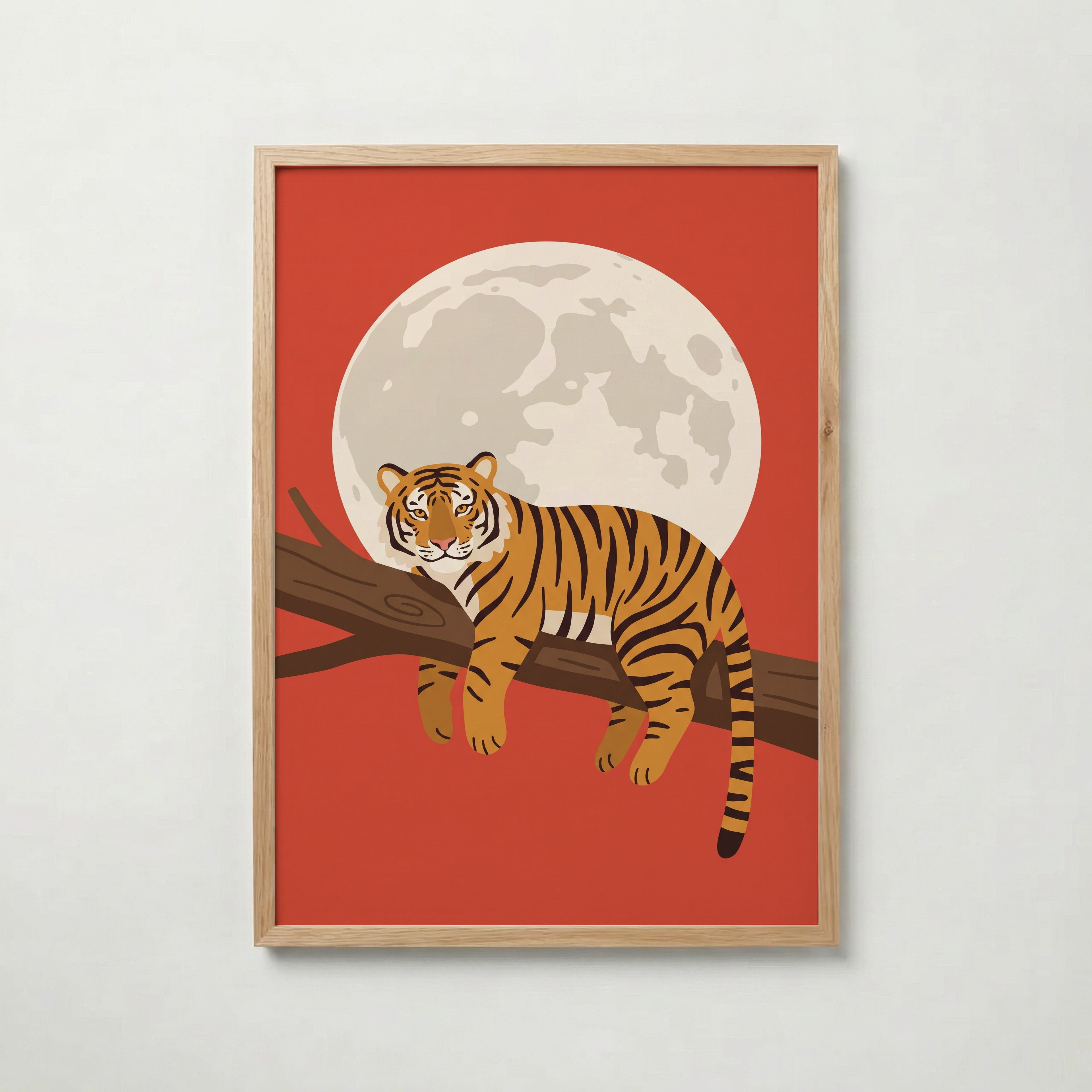 Lazy Tiger Poster – ekram