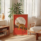 Lazy Tiger Poster – i rum 5