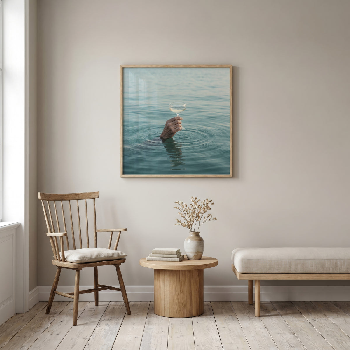 Champagne Sea Poster – i rum 4