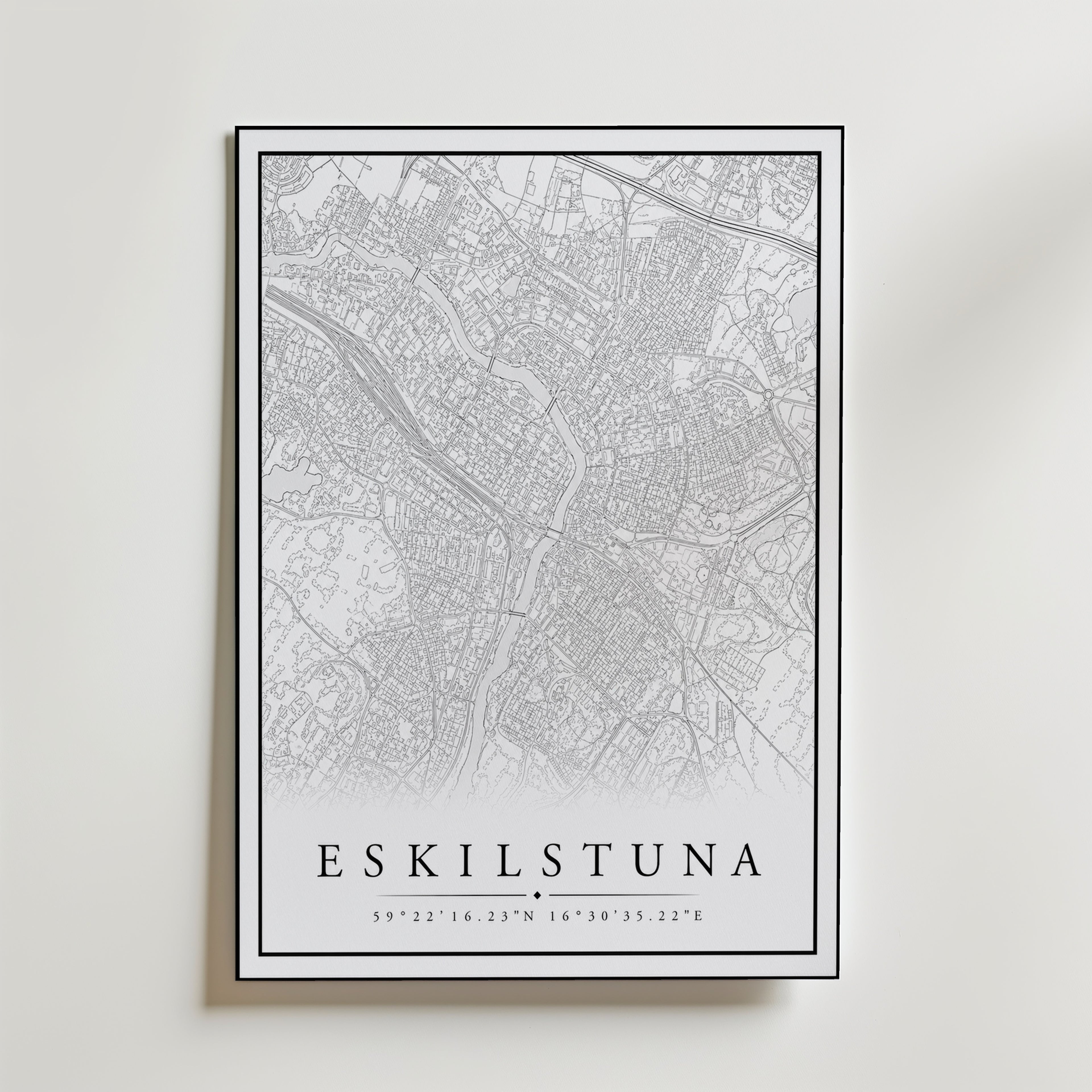 Storleksguide för Eskilstuna Karta – välj din favoritstorlek och beställ hos Bozetto