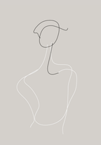 Elegant Contour Poster