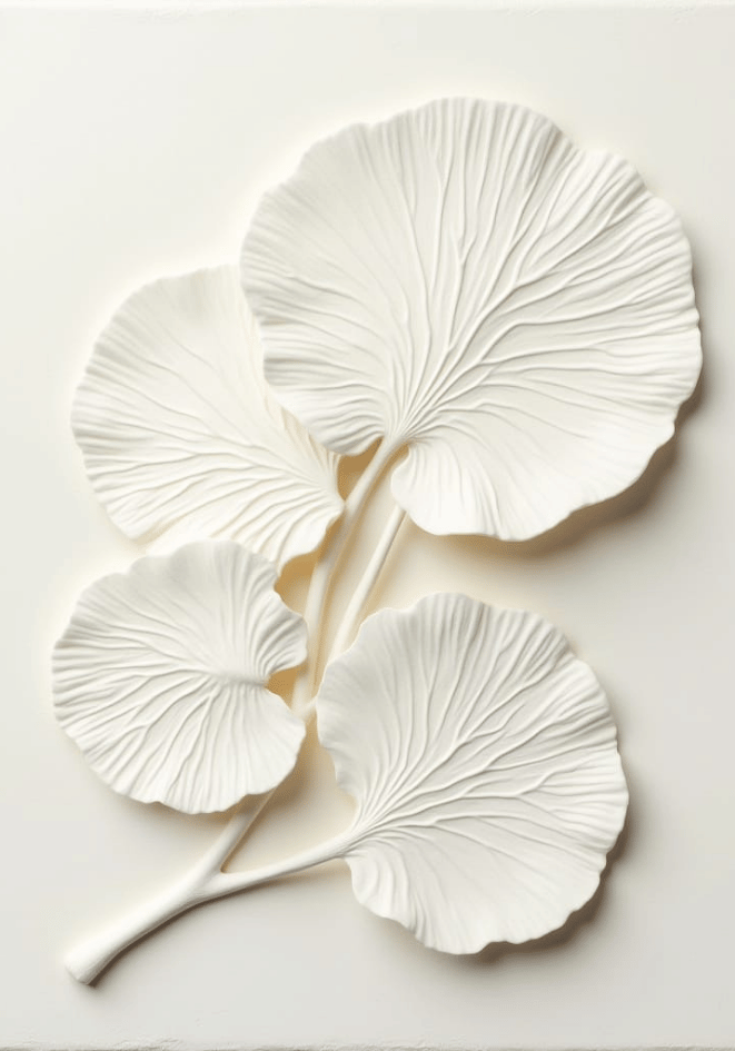 Ginkgo Leaf Textured No.2 Poster