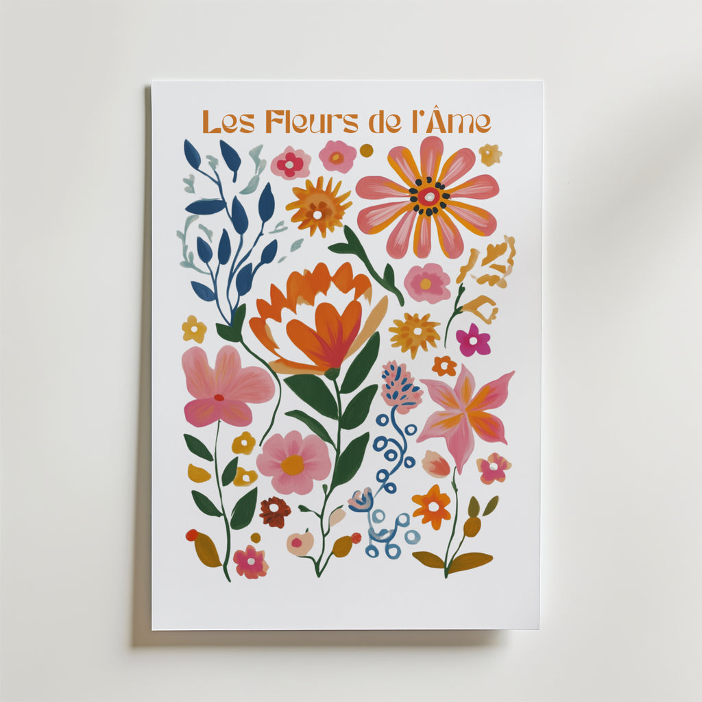 Les Fleurs De Ráme Poster – Upplev skönheten i naturens flora med vår Les Fleurs De Ráme Poster , tryckt på