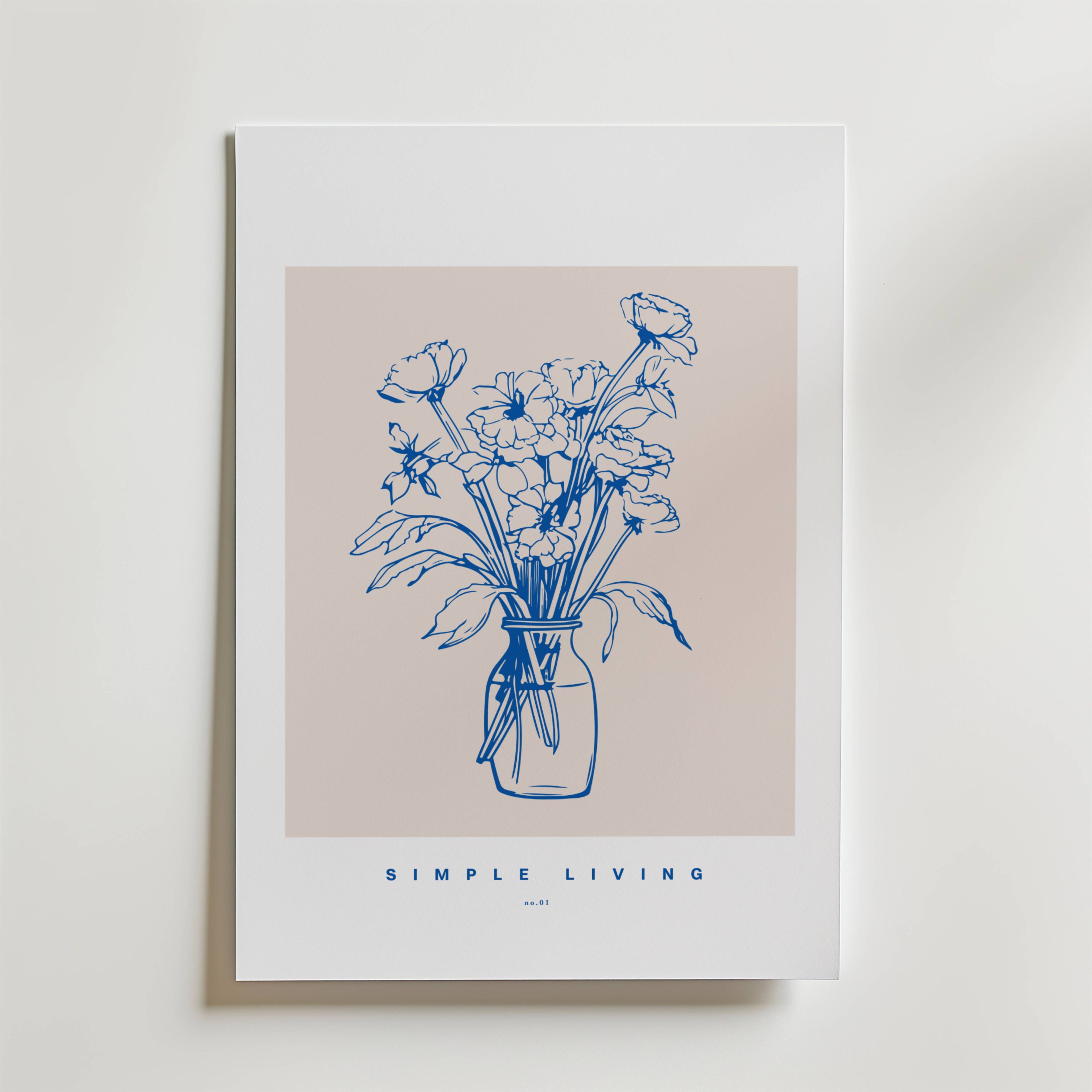 Simple Living Poster