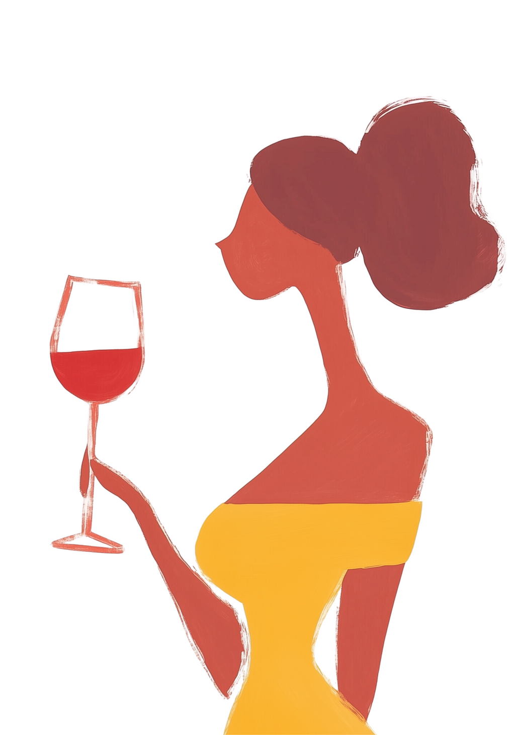 Lady in Yellow Poster