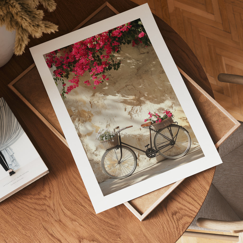 Bougainvillea Bicycle Poster