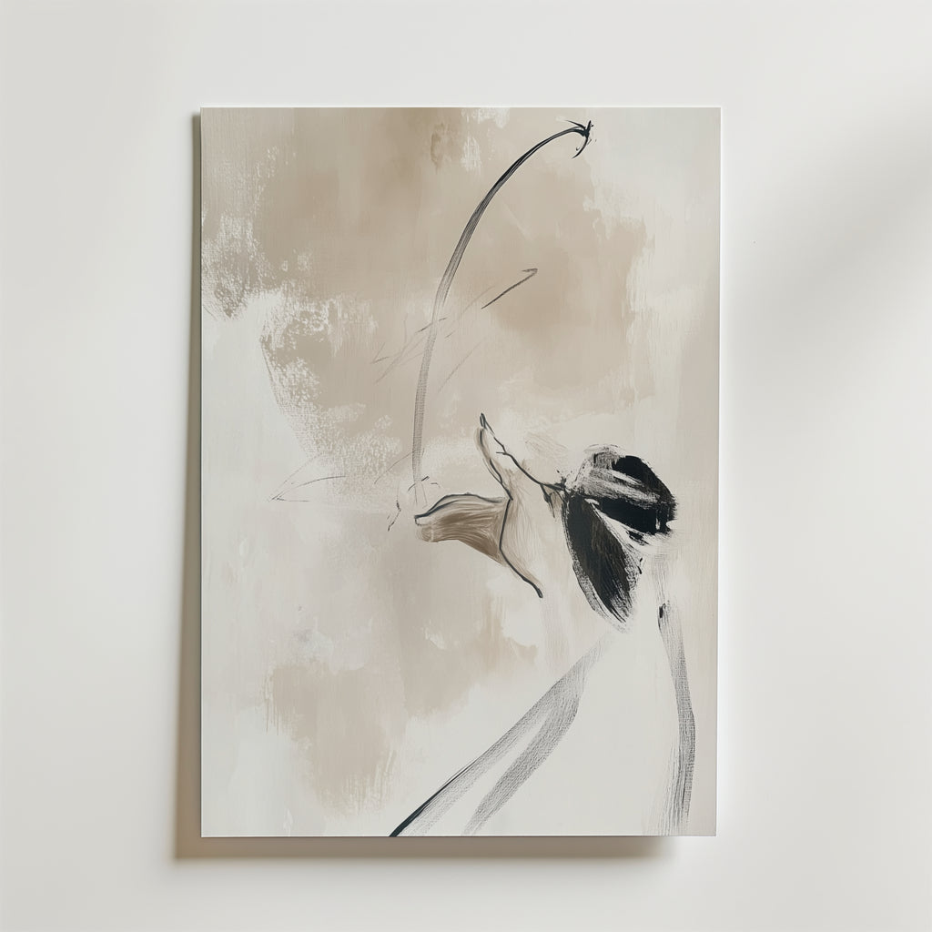 Silent Gesture Poster – Upplev den subtila skönheten hos Silent Gesture Poster , tryckt på FSC-certifierat