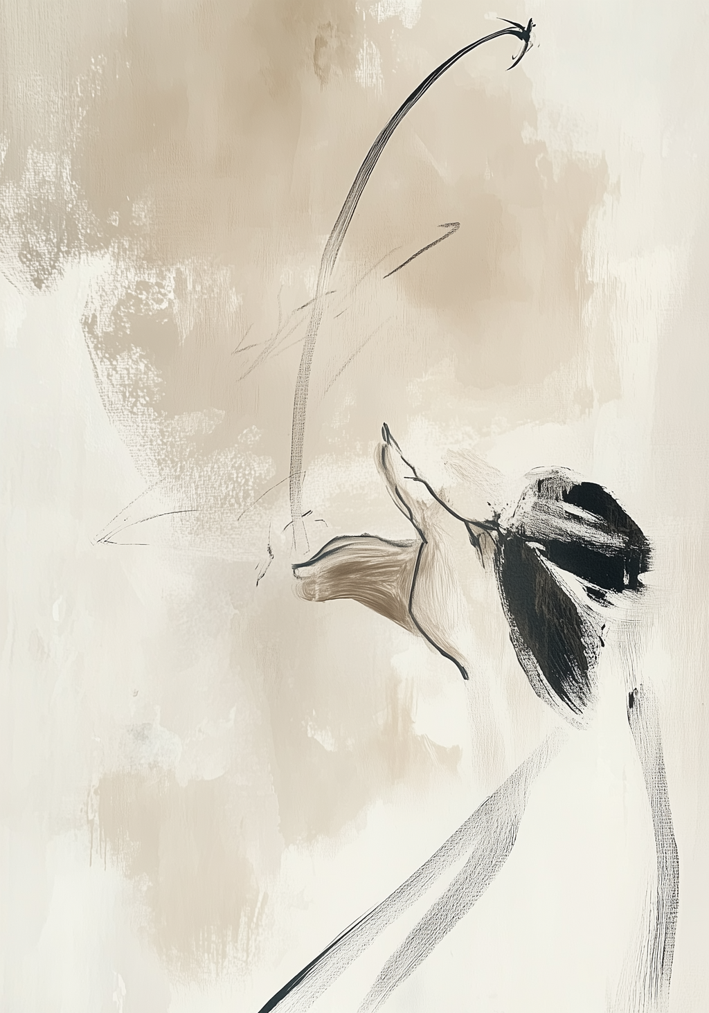 Silent Gesture Poster – poster väggdekoration