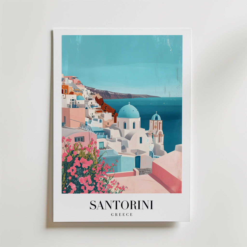 The Santorini Poster