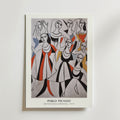Picasso Geometry Of Grace – stilfullt konsttryck från Bozetto, tryckt på matt finpapper
