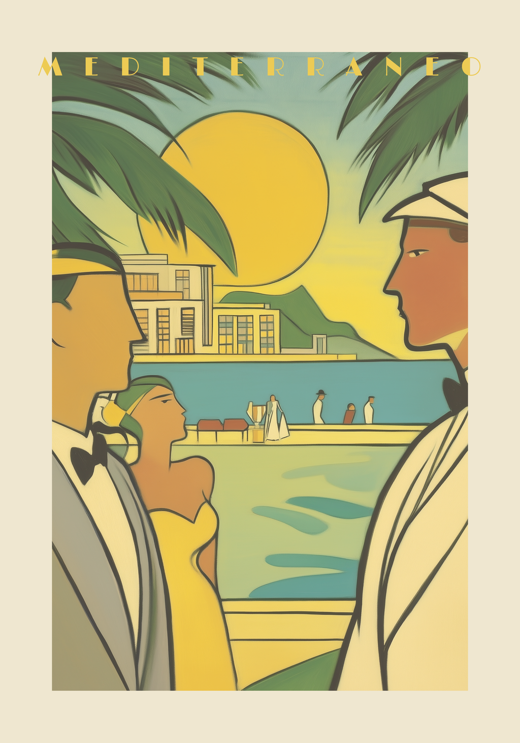 Vintage Mediterraneo Poster