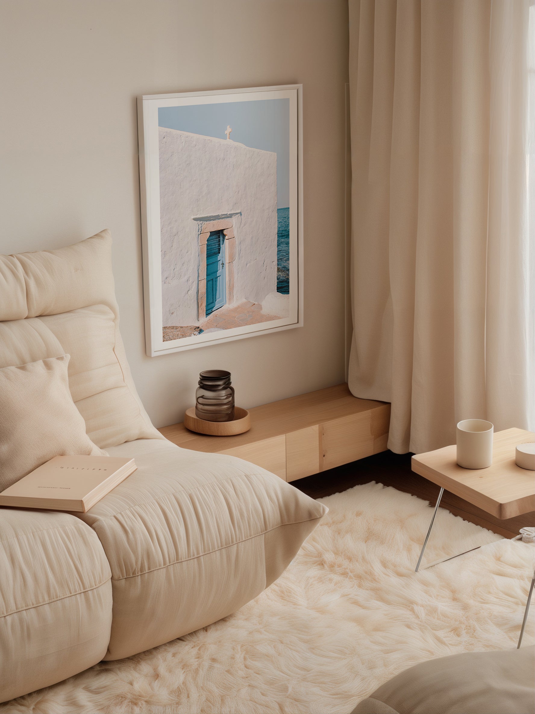 Aegean Breeze Window Poster – poster på vägg inredning