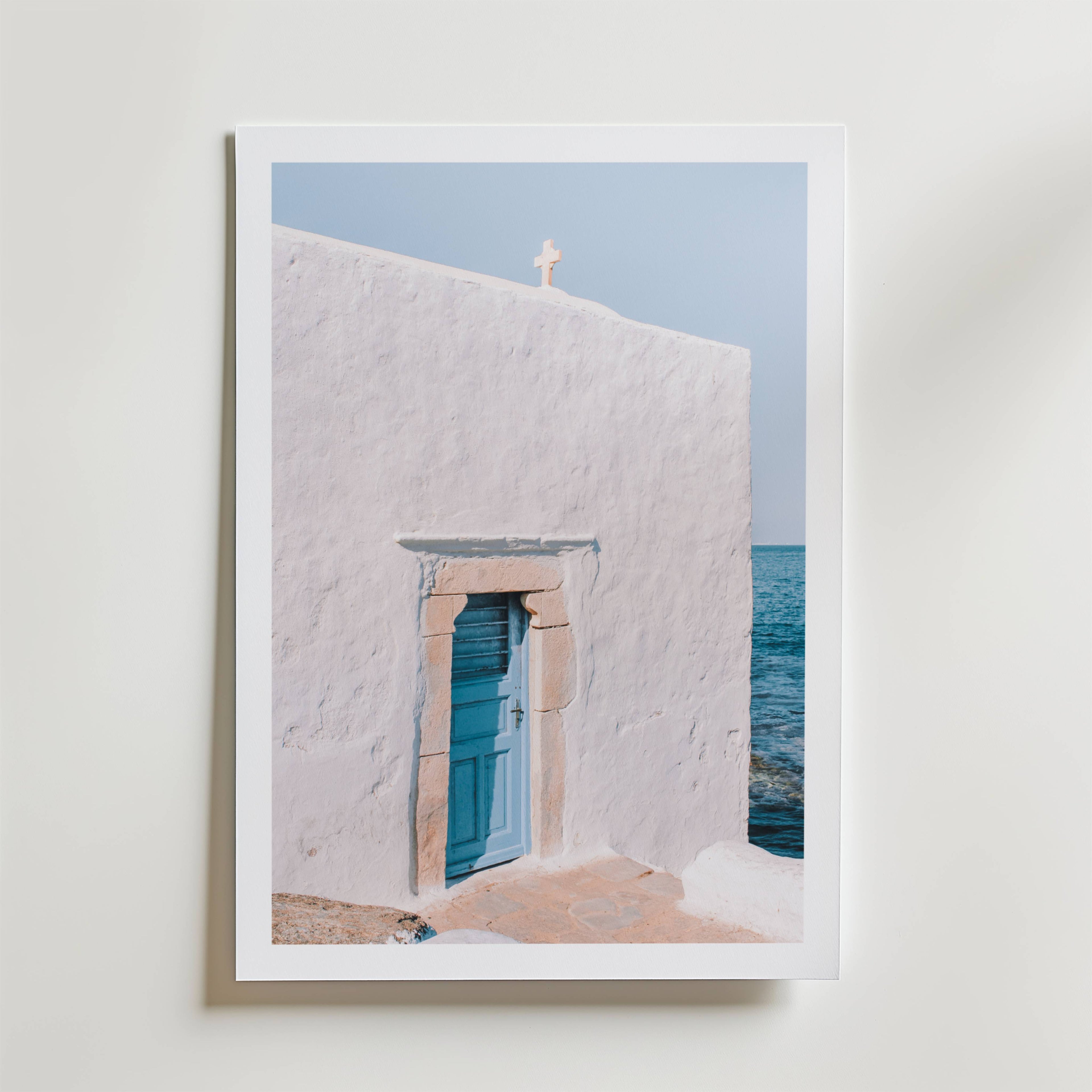 Coastal Chapel Serenity Poster