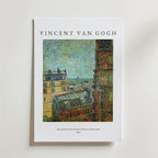 Van Gogh View Of Paris – stilfullt konsttryck från Bozetto, tryckt på matt finpapper