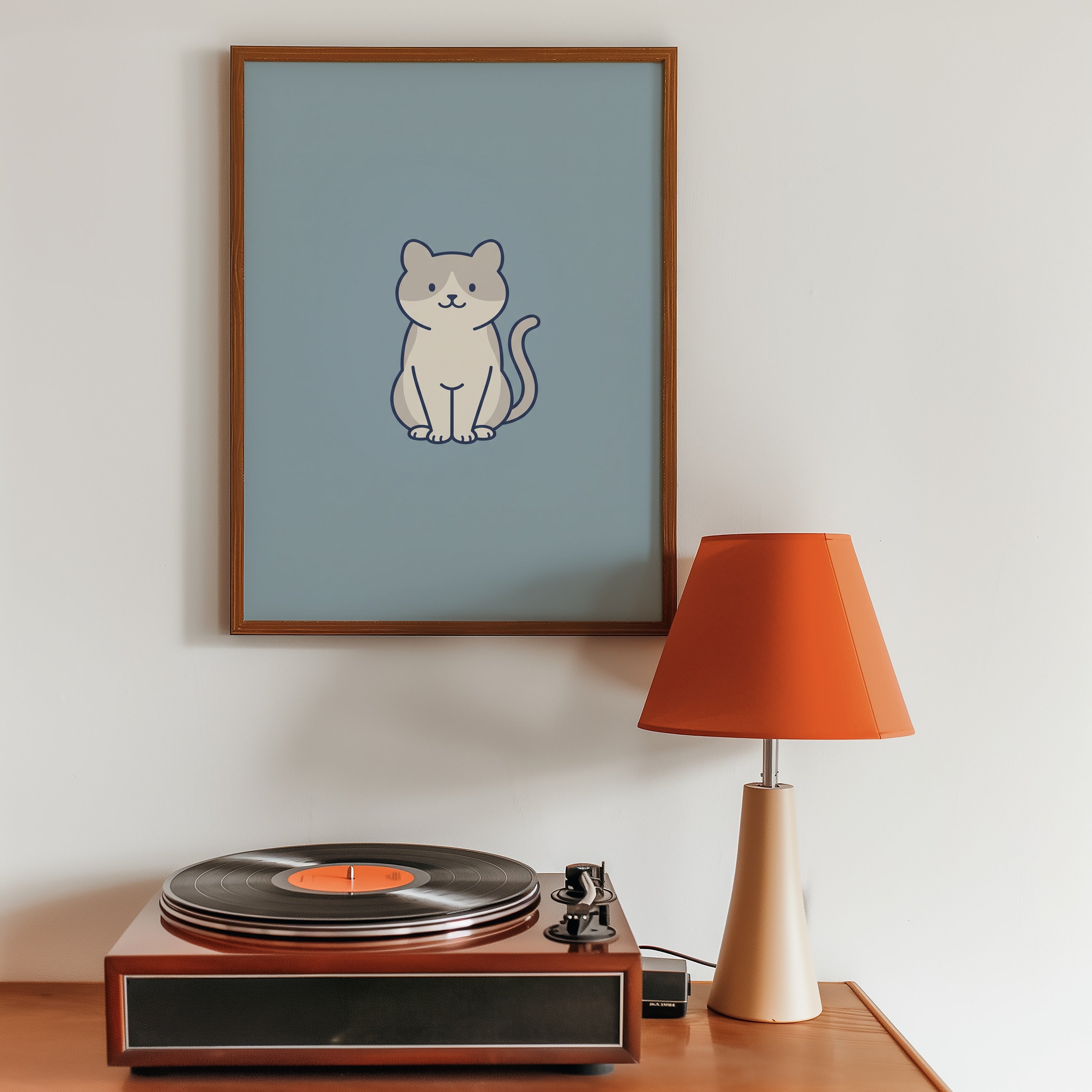 Bathroom Cat Poster – i rum 2