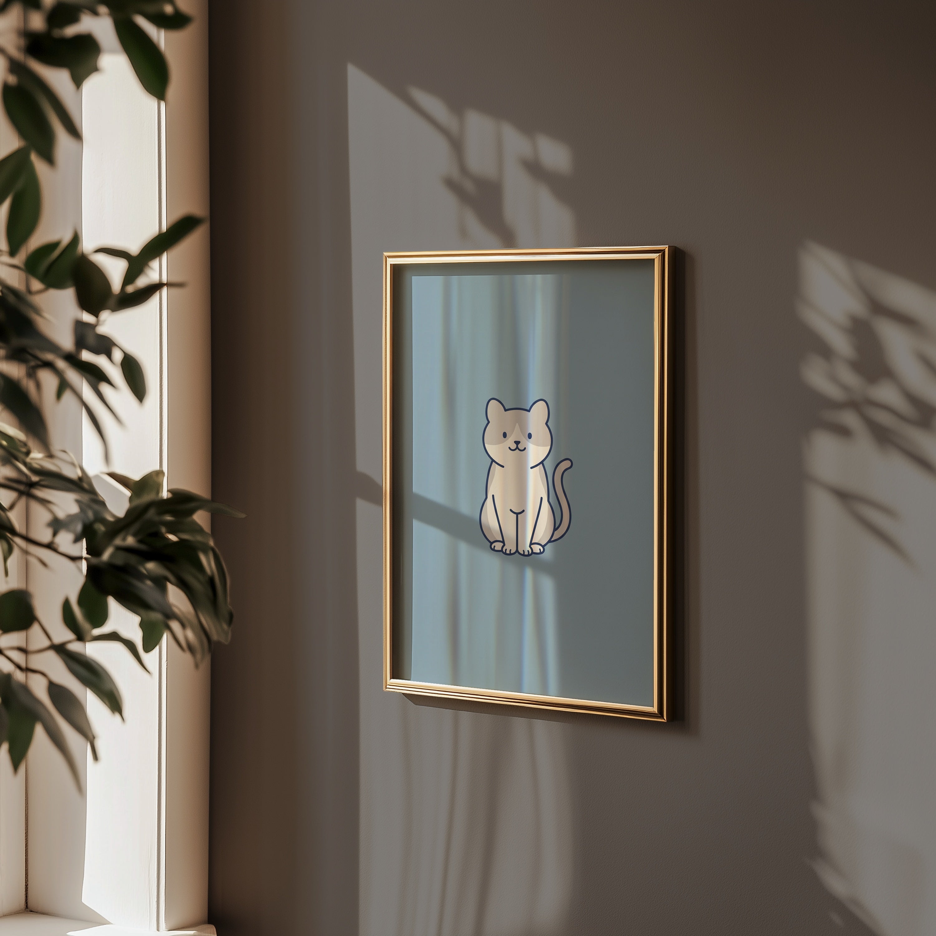 Bathroom Cat Poster – i rum 3
