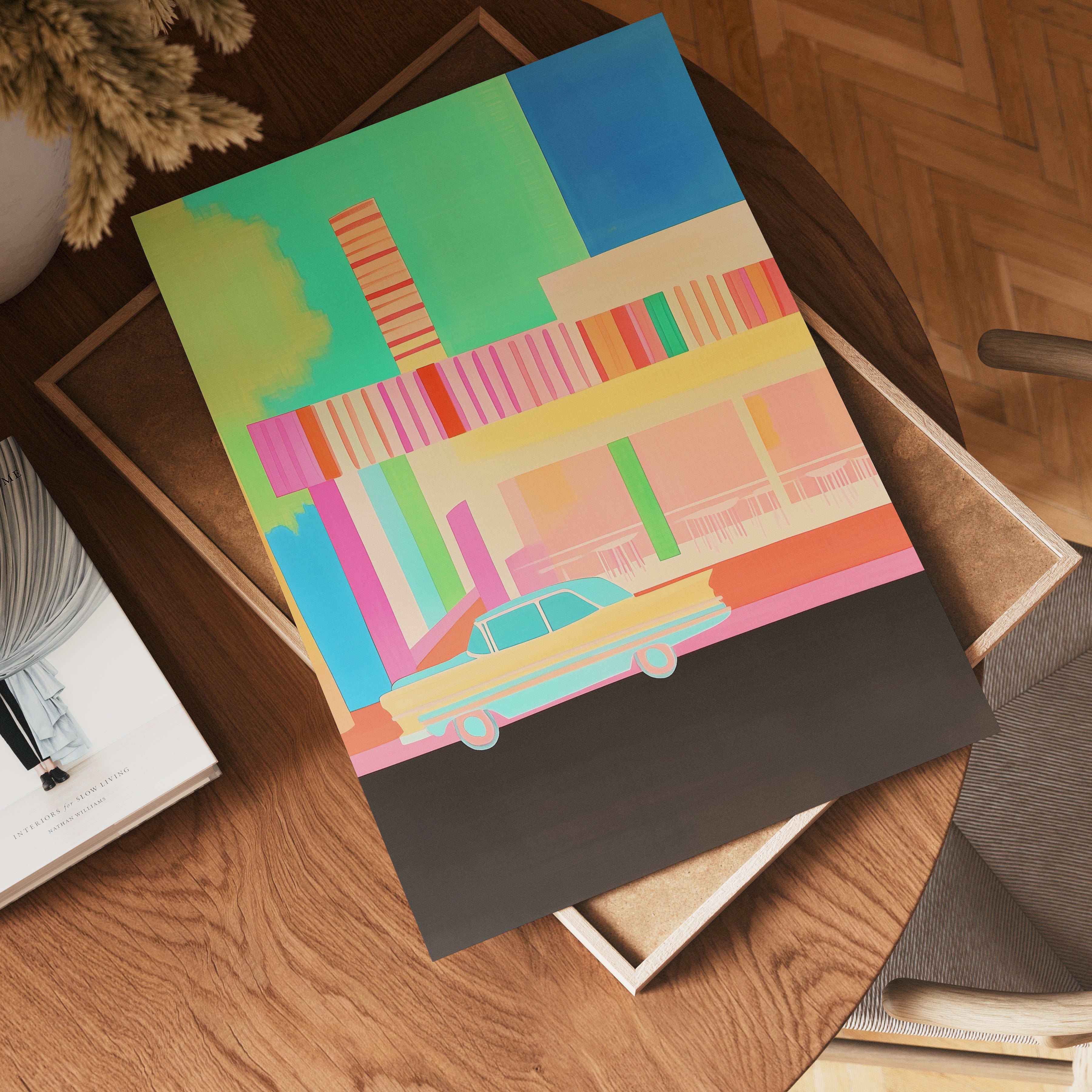 Neon Diner Daydream Poster