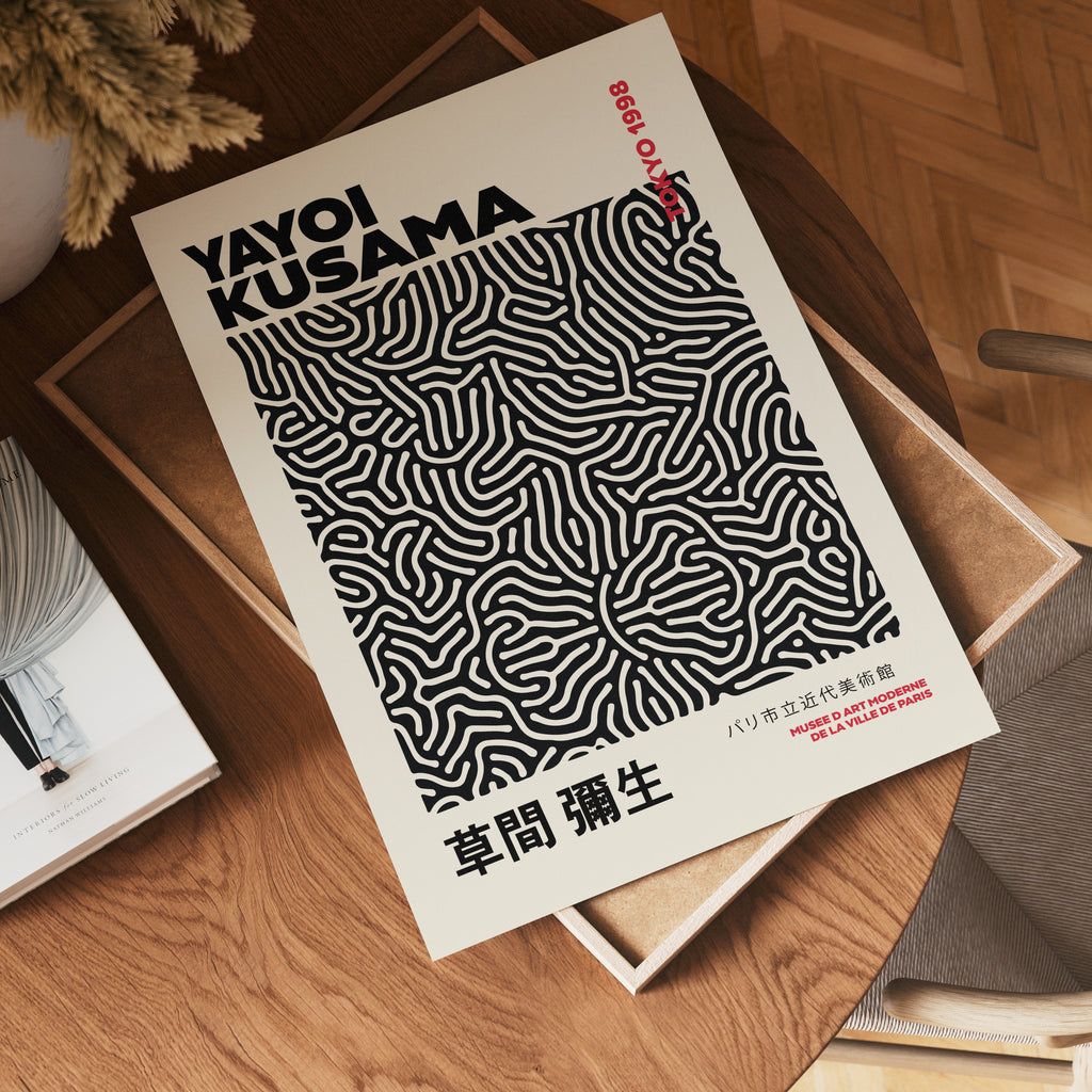 Yayoi Kusama Infinity Lines Poster