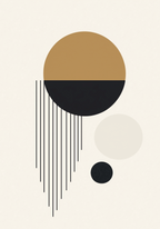 Golden Eclipse Drop Poster