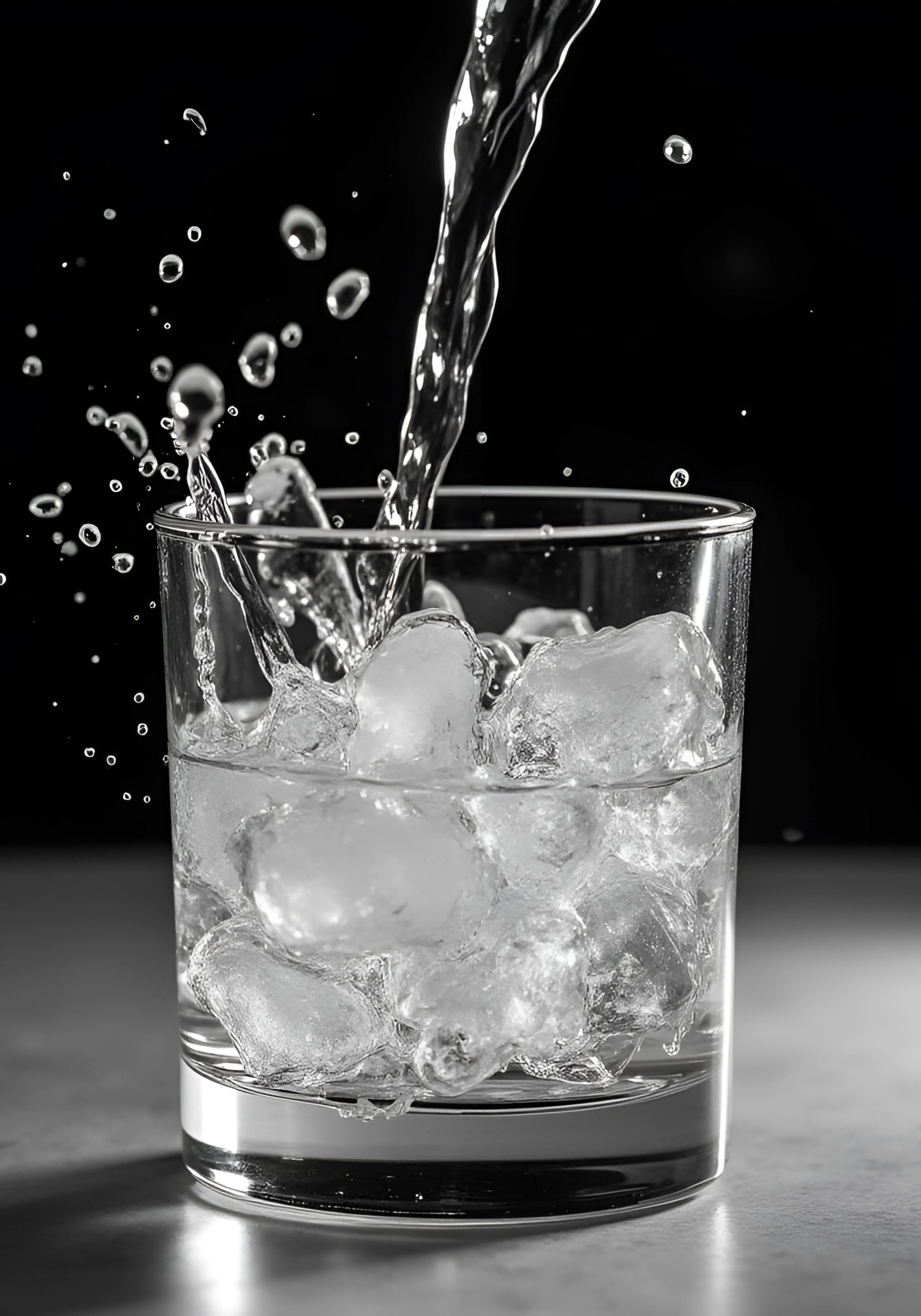 Ice Cold Water Splash Poster