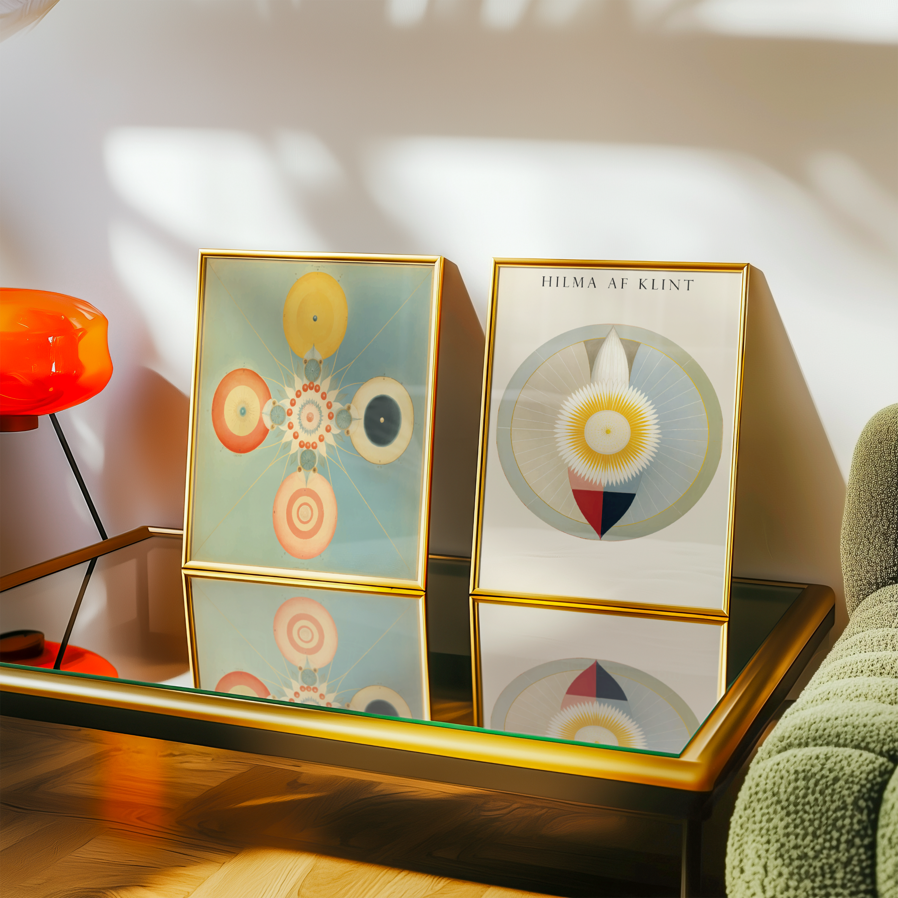 Bundle 2-pack Hilma Af Klint Cosmic Harmony – Upptäck vårt Hilma af Klint Cosmic Harmony 2-pack posterbundle – en spirituell 