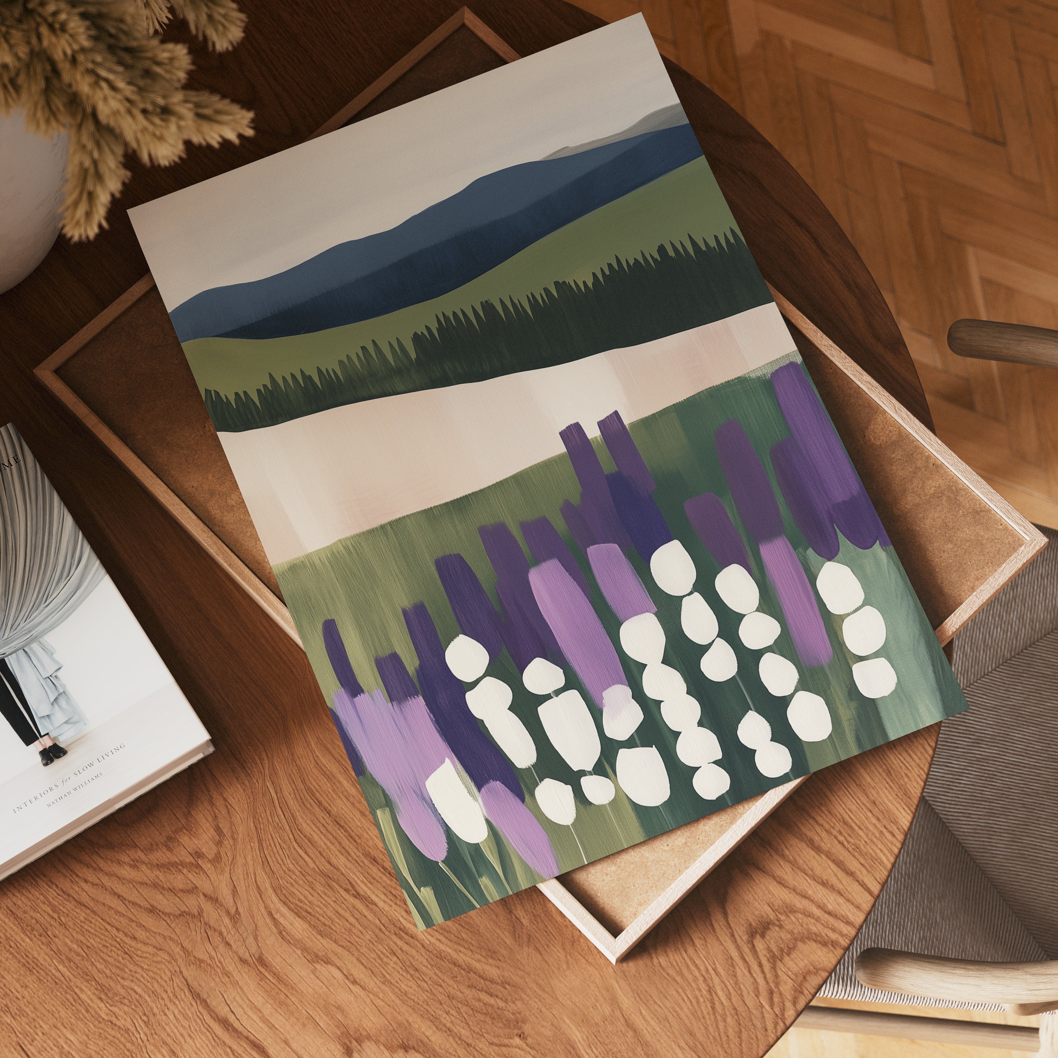 Flowers in Field No.2 Poster