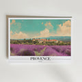 Provence Lavender Fields – stilfullt konsttryck från Bozetto, tryckt på matt finpapper